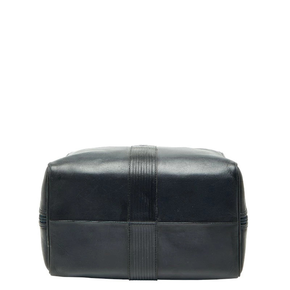 Saint Laurent YSL handbag Boston bag Navy Blue leather - Picture 3 of 8